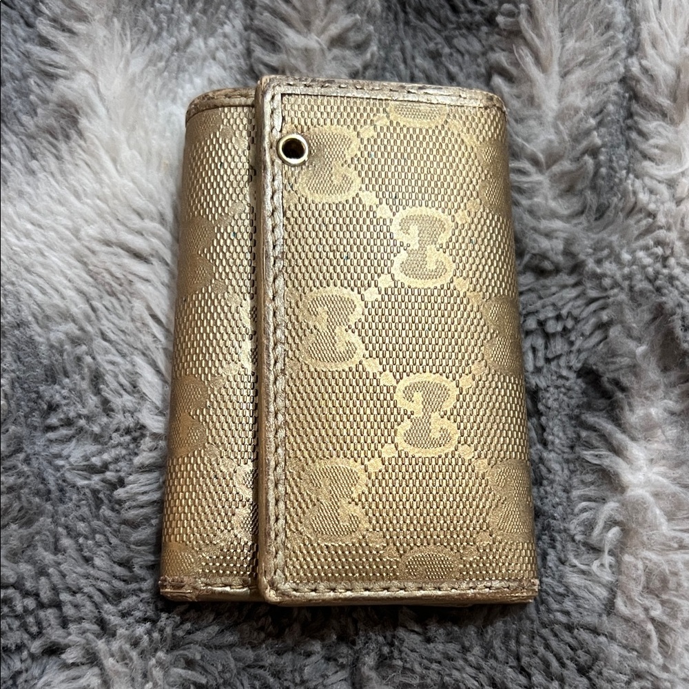 Gold Gucci Key Holder